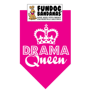 Wholesale Pack - Drama Queen Bandana - Hot Pink Only