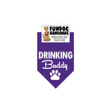 Wholesale 10 Pack - Drinking Buddy Bandana - Assorted Colors - FunDogBandanas