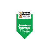 Wholesale 10 Pack - Fabulous Foster Fail - Assorted Colors - FunDogBandanas