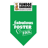 Wholesale 10 Pack - Fabulous Foster Fail - Assorted Colors - FunDogBandanas