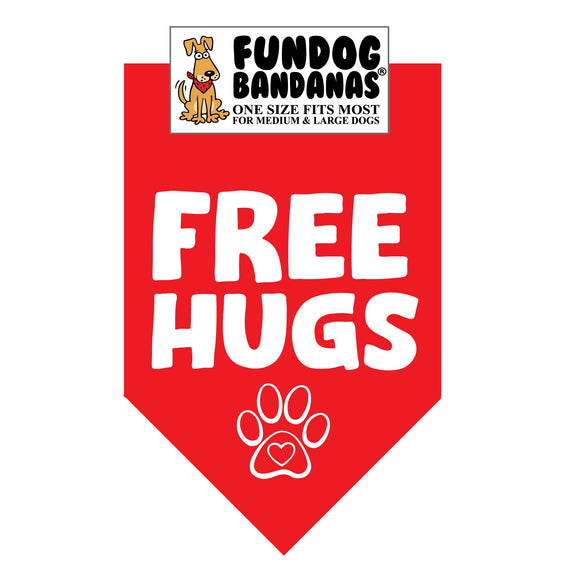 Wholesale 10 Pack - FREE HUGS Bandana