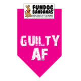 Wholesale Pack - GUILTY AF Bandana (Assorted Colors)