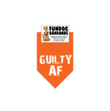 Wholesale Pack - GUILTY AF Bandana (Assorted Colors)