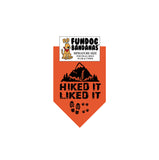 Wholesale 10 Pack - HIKED IT LIKED IT Bandana, Assorted Colors