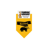 Wholesale 10 Pack - HP Hufflepup Bandana - Gold Only - FunDogBandanas