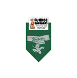 Wholesale 10 Pack - HP Slobberin Bandana - Forest Green Only - FunDogBandanas