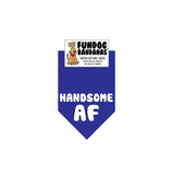 Wholesale 10 Pack - Handsome AF - Assorted Colors - FunDogBandanas