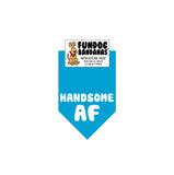 Wholesale 10 Pack - Handsome AF - Assorted Colors - FunDogBandanas