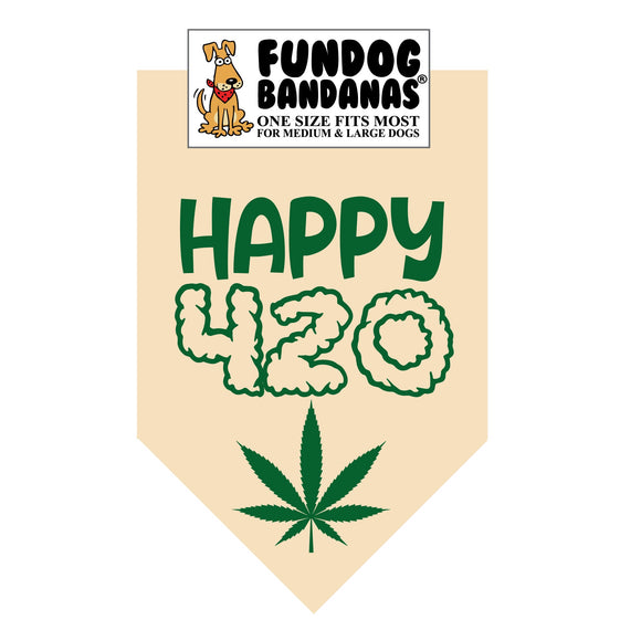 Wholesale Pack - Happy 420 Bandana