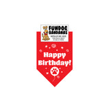 Wholesale Pack - Happy Birthday Bandana - Assorted Colors