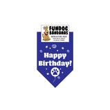 Wholesale 10 Pack - Happy Birthday Bandana - Assorted Colors