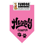 Wholesale Pack - Happy Camper Bandana - Assorted Colors