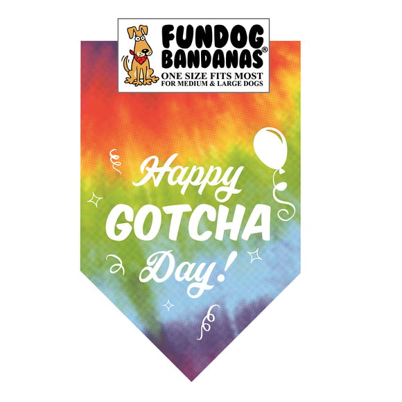 Wholesale Pack - Happy Gotcha Day Bandana - Assorted Colors