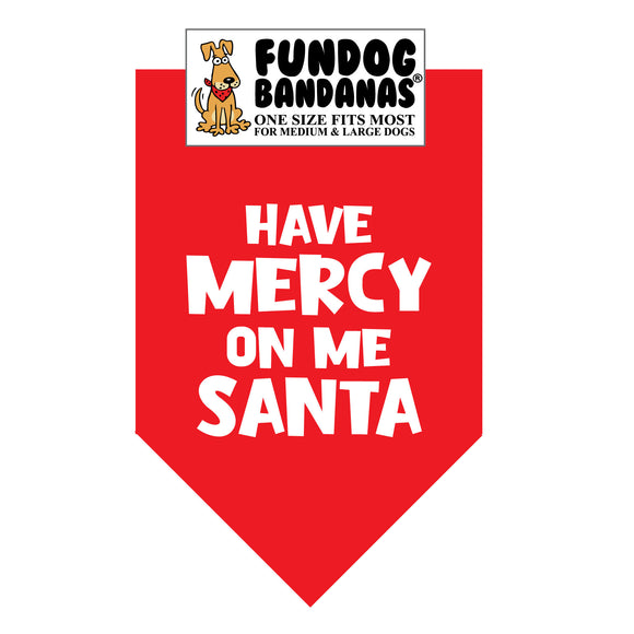 Have Mercy on Me Santa Bandana