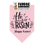Wholesale 10 Pack - He is Risen; Happy Easter Bandana