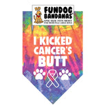 Wholesale 10 Pack - I Kicked Cancer's Butt Bandana