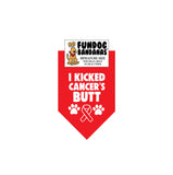 Wholesale 10 Pack - I Kicked Cancer's Butt Bandana
