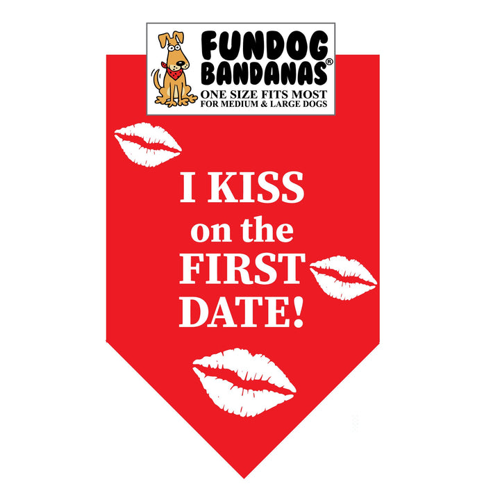 Wholesale Pack - I Kiss on the First Date BANDANA