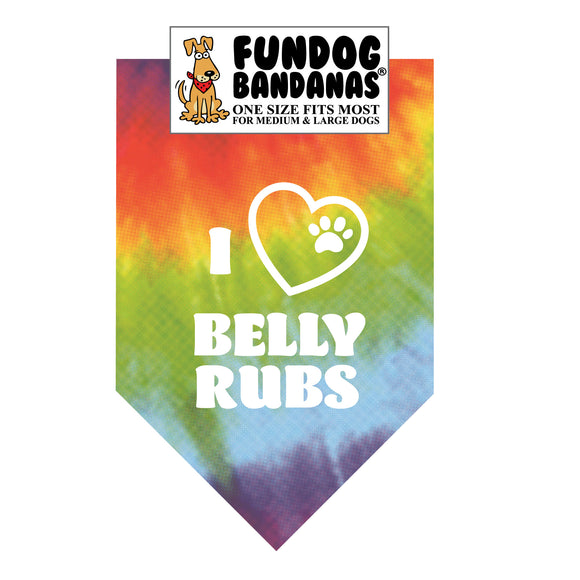 Wholesale Pack - I Love Belly Rubs - Assorted Colors