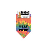 Wholesale Pack - I EAT POOP Bandana - Assorted Colors