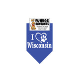 I Love Wisconsin Bandana - Limited Edition