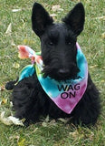 Keep Calm and Wag On Bandana - FunDogBandanas