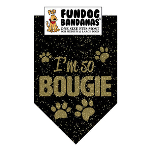 Wholesale Pack - I'm So Bougie Glitter Bandana