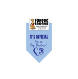 Wholesale 10 Pack - It's OFFICIAL I'm a Big Brother! - Light Blue Only