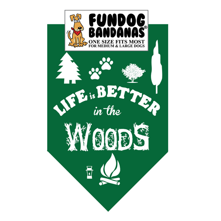 Wholesale Pack - Life is Better in the Woods BANDANA