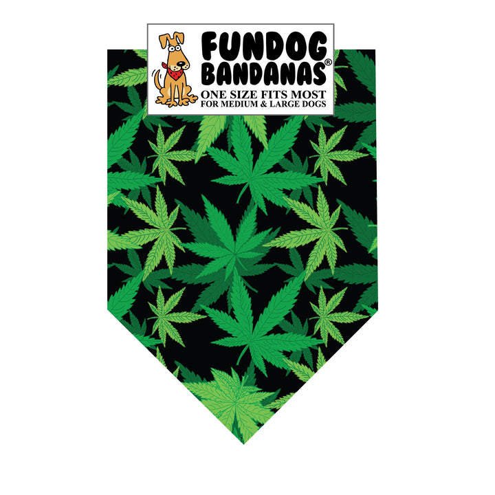 Wholesale Pack - Marijuana Leaf BANDANA