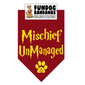 Mischief UnManaged Bandana