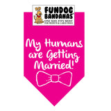 My Humans are Getting Married Bandana - FunDogBandanas