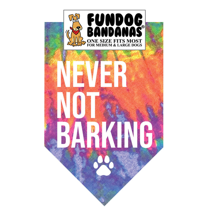 Wholesale Pack - Never Not Barking BANDANA