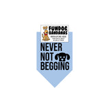 Wholesale 10 Pack - Never Not Begging Bandana