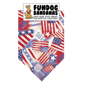 Old Glory Bandana - FunDogBandanas