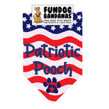 Wholesale 10 Pack - Patriotic Pooch Bandana - Red, White & Blue Only