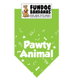 Wholesale 10 Pack - Pawty Animal Bandana - Assorted Colors - FunDogBandanas