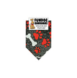 Wholesale Pack - Red Paws & Bones Bandana