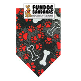 Wholesale Pack - Red Paws & Bones Bandana