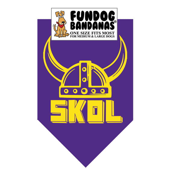 SKOL Dog Bandana