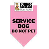 Service Dog Do Not Pet Bandana