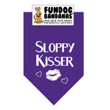 Wholesale 10 Pack - Sloppy Kisser Bandana - Assorted Colors - FunDogBandanas