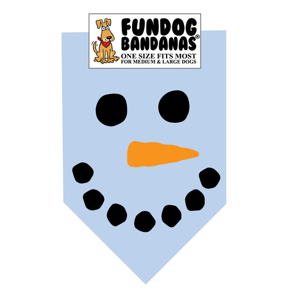 Wholesale Pack - Snowman Face Bandana