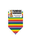 Wholesale 10 Pack - T0110 Rainbow Stripes - FunDogBandanas
