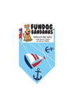 Wholesale 10 Pack - T0111 Shore Thing Nautical - FunDogBandanas