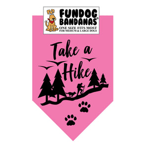 Take a Hike Tie Dye Dog Bandana - Limited Edition