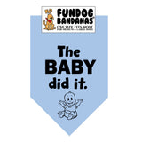 Wholesale Pack - The Baby Did It Bandana