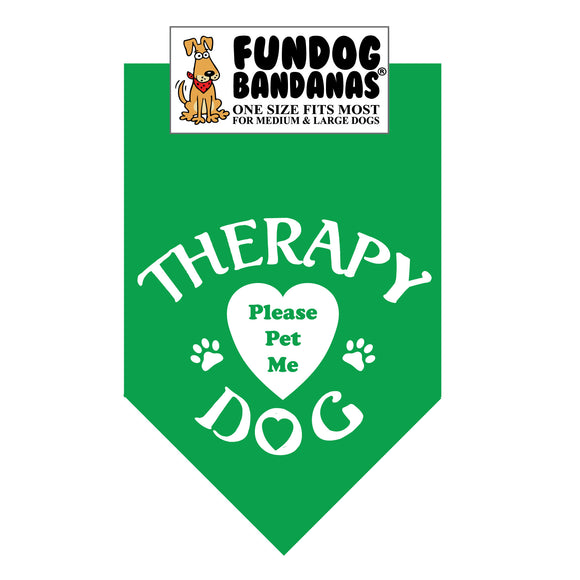 Wholesale 10 Pack - Therapy Dog Please Pet Me - Assorted Colors
