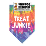 Wholesale 10 Pack - Treat Junkie Bandana - Assorted Colors
