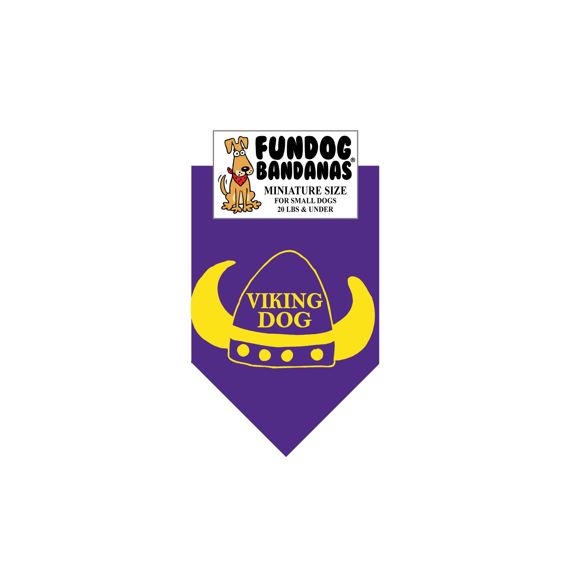 Vikings dog bandana sale